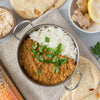 Plats de riz et dhal