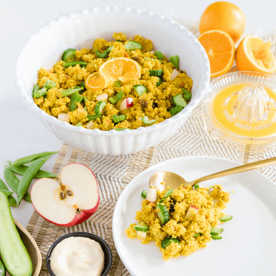 Apple Curry Couscous Salad