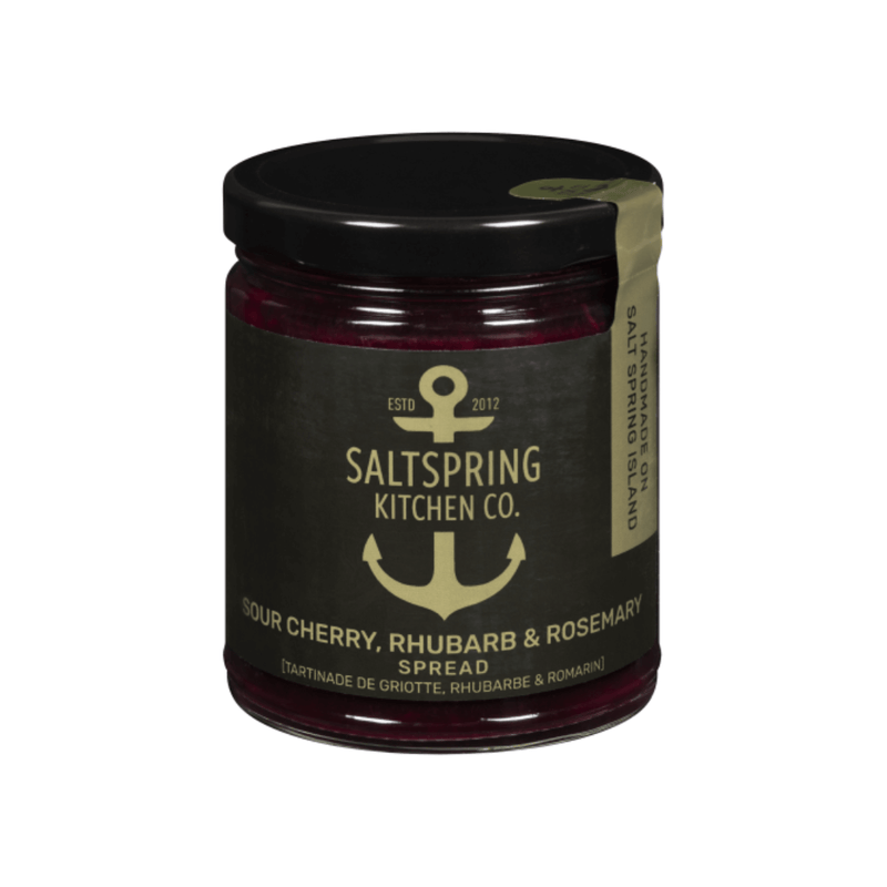 Salt Spring Kitchen Co. - Tartinade de cerises acides, rhubarbe et romarin