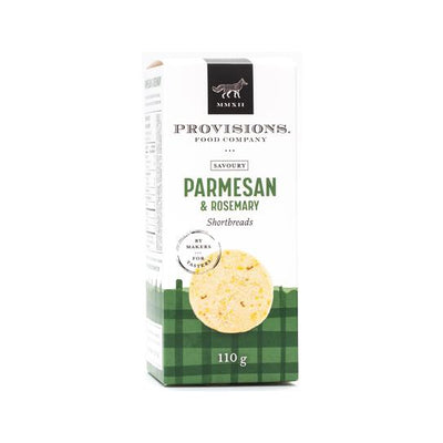 Provisions. Food Company-  Parmesan & Rosemary Shortbread